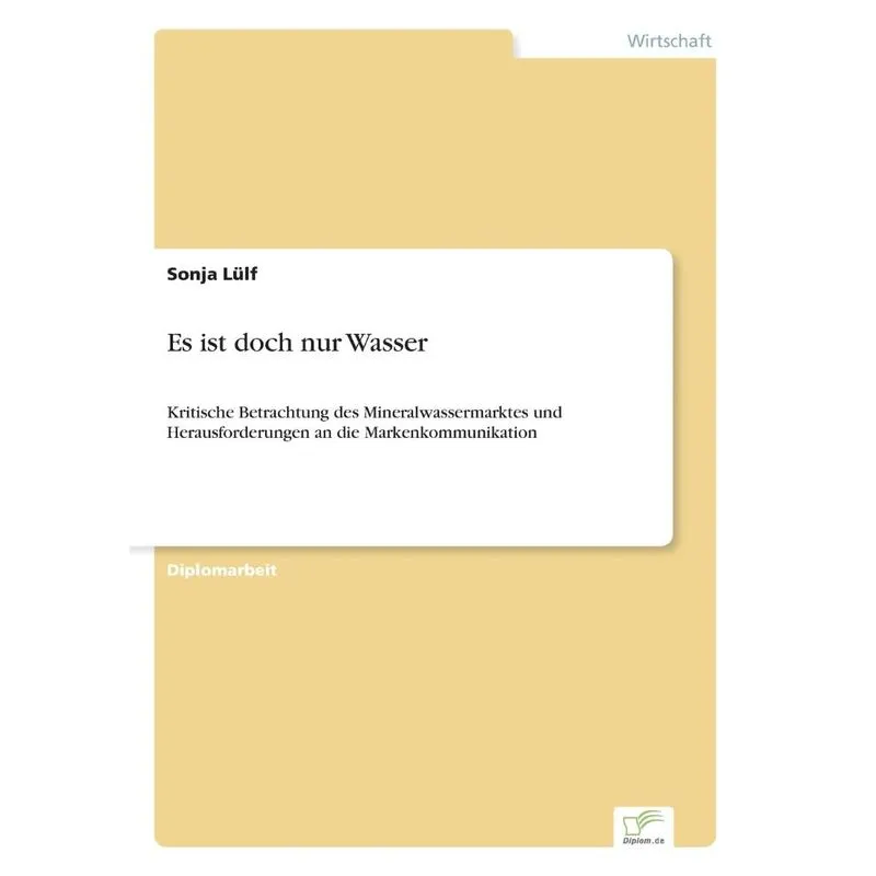 Es ist doch nur Wasser