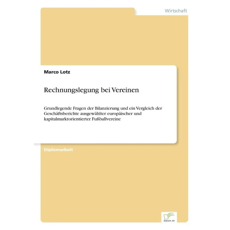 Rechnungslegung bei Vereinen