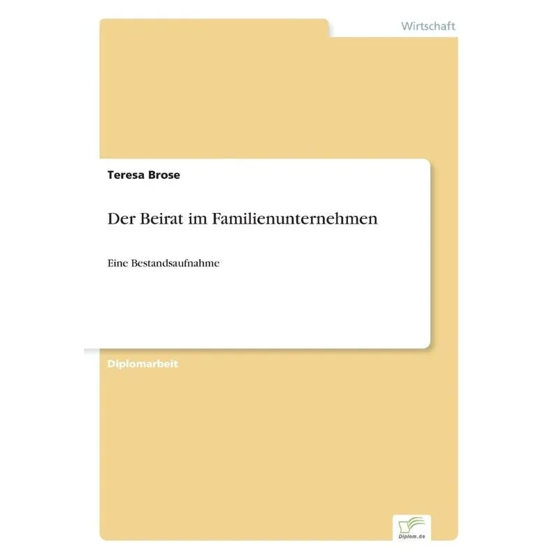 Der Beirat im Familienunternehmen