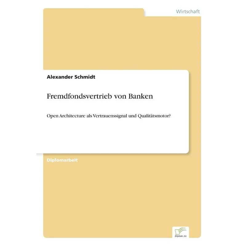Fremdfondsvertrieb von Banken