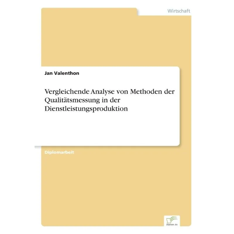 Vergleichende Analyse von Methoden der Qualitätsmessung in