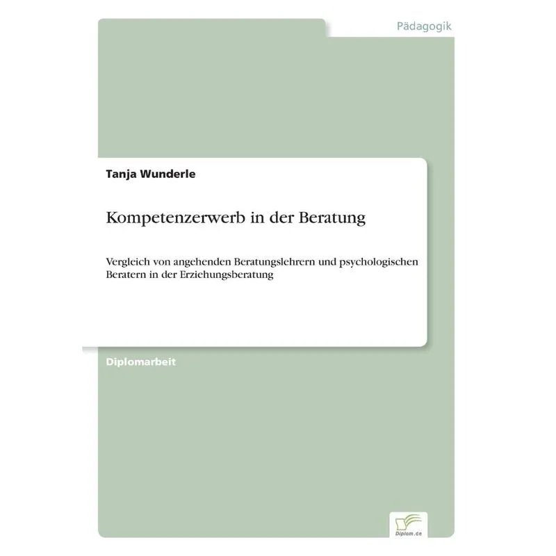 Kompetenzerwerb in der Beratung