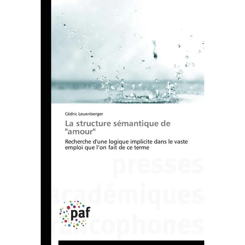La structure sémantique de amour