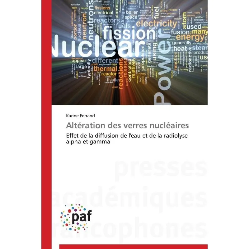 Altération des verres nucléaires