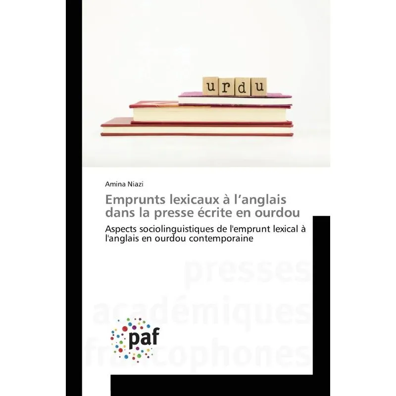 Livro Emprunts lexicaux à l'anglais dans la presse écrite en ourdou