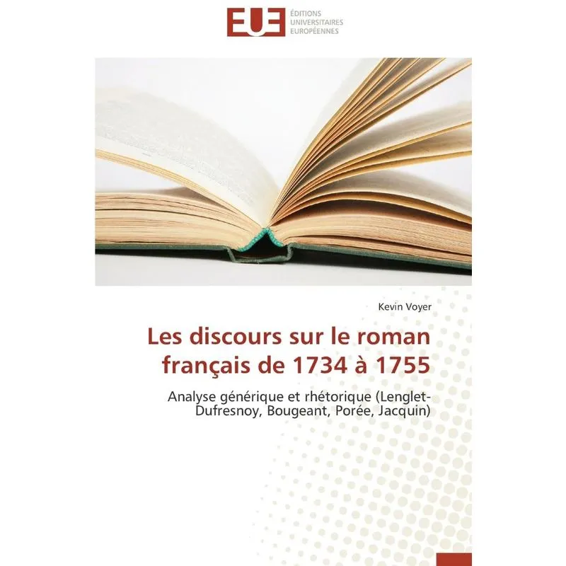 Livro Les discours sur le roman français de 1734 à 1755