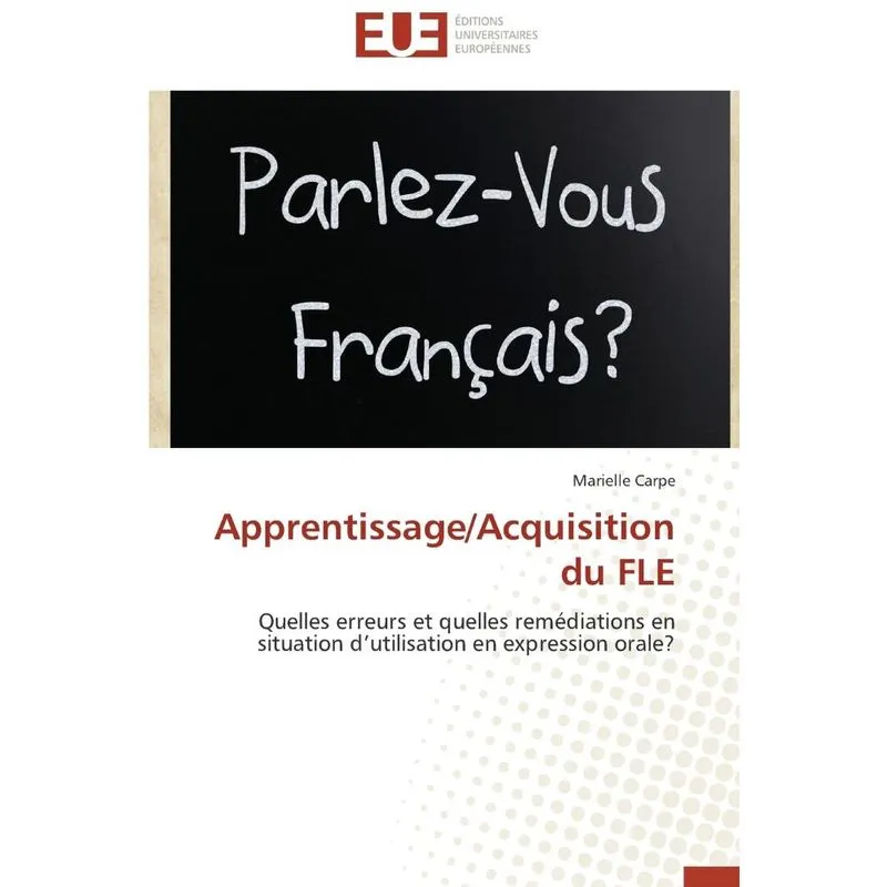 Apprentissage/acquisition du fle