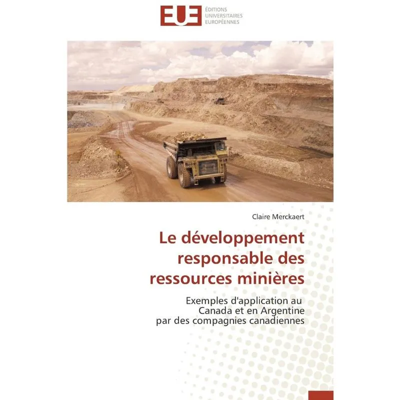 Livro Le développement responsable des ressources minières