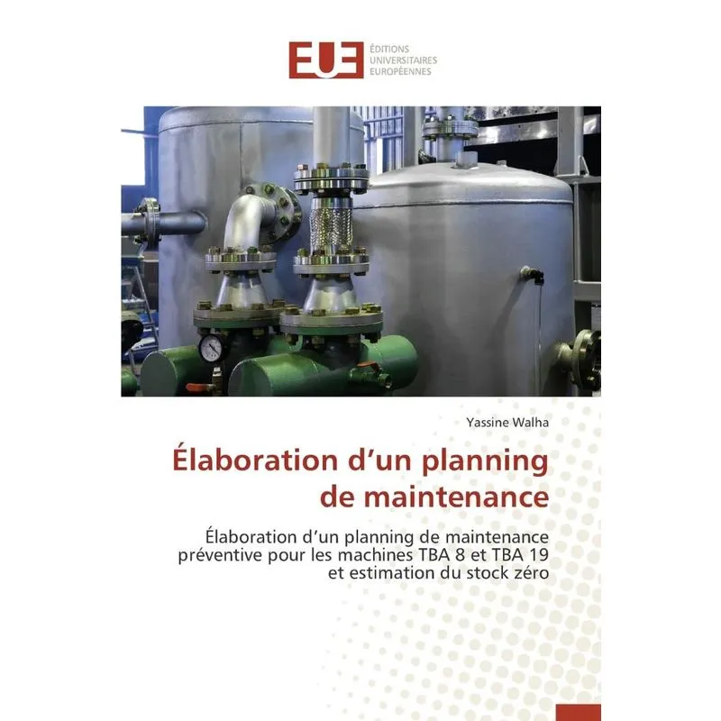 Élaboration d un planning de maintenance