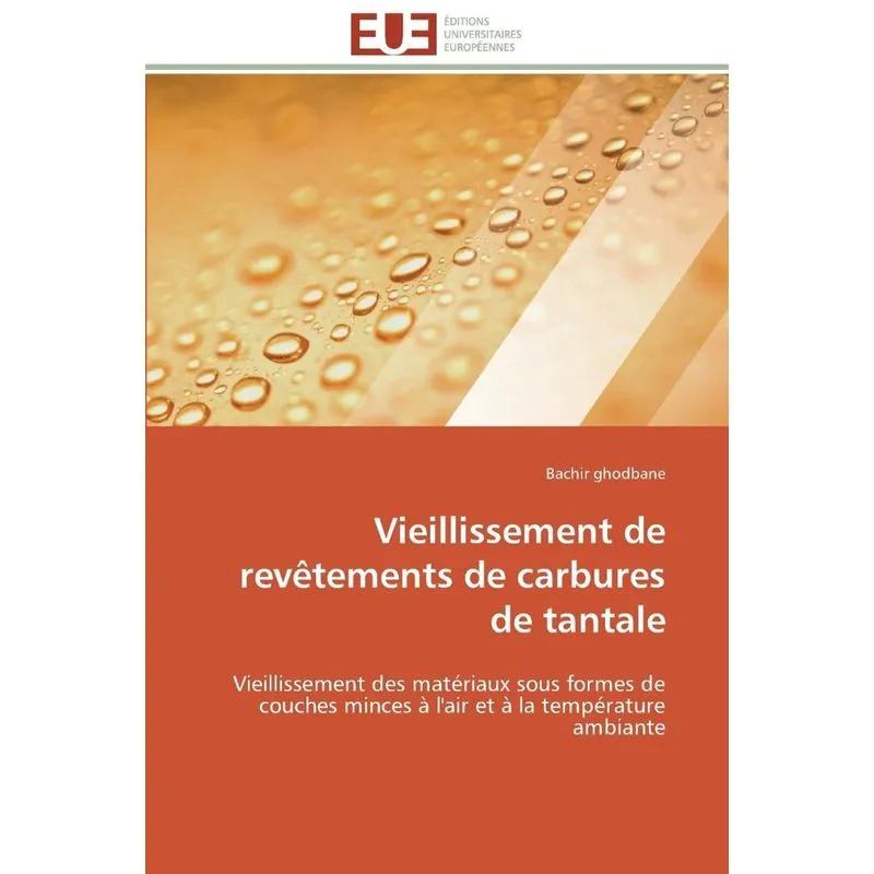 Vieillissement de revêtements de carbures de tantale