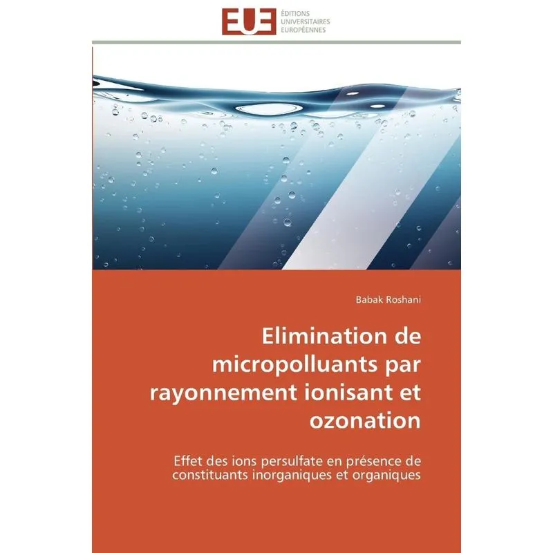 Livro Elimination de micropolluants par rayonnement ionisant et ozonation