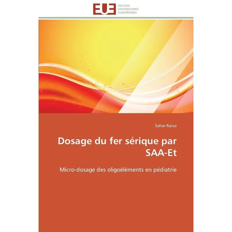 Dosage du fer sérique par saa-et