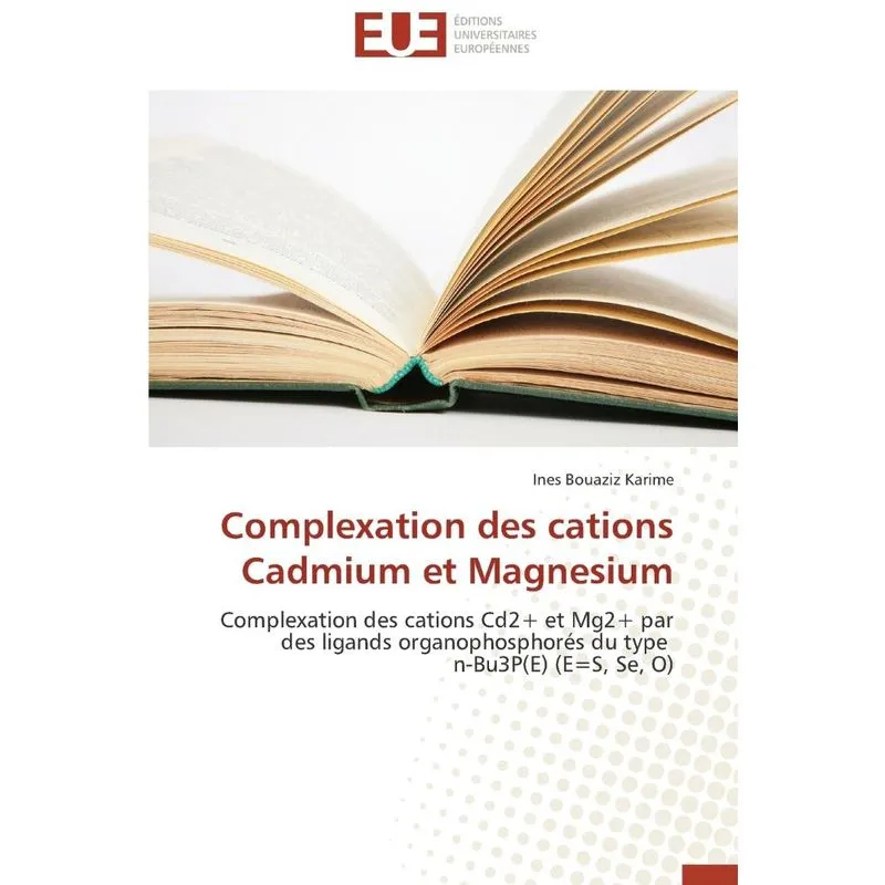 Complexation des cations cadmium et magnesium