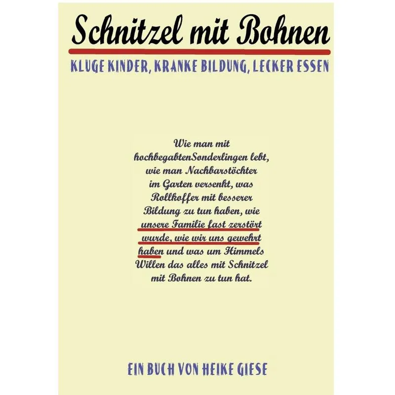 Schnitzel mit Bohnen