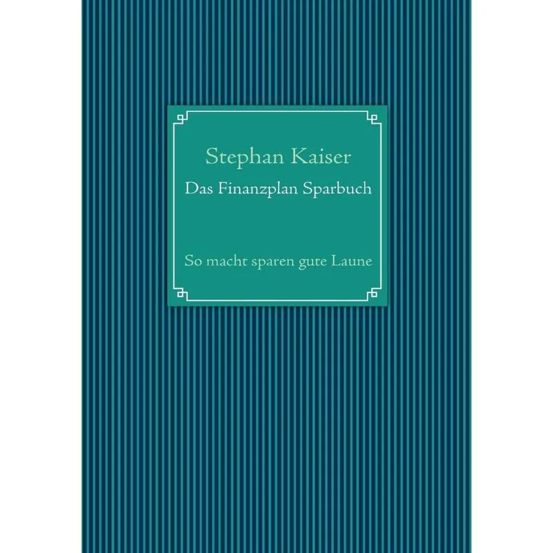 Das Finanzplan Sparbuch