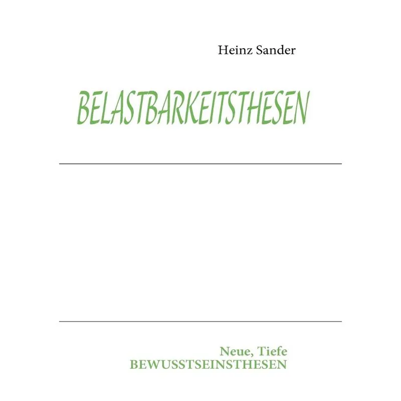 BELASTBARKEITSTHESEN