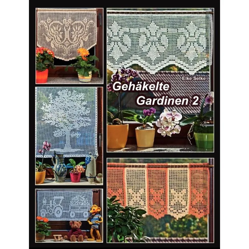 Gehäkelte Gardinen 2