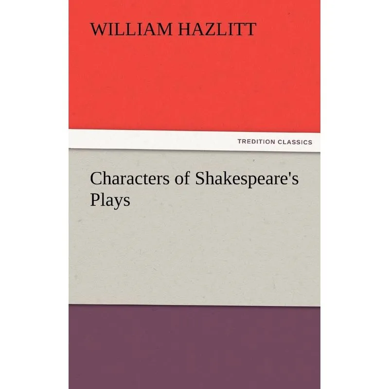 Characters of Shakespeares Plays