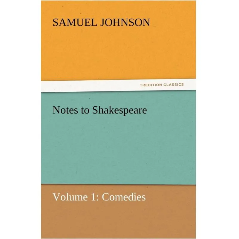 Notes to Shakespeare