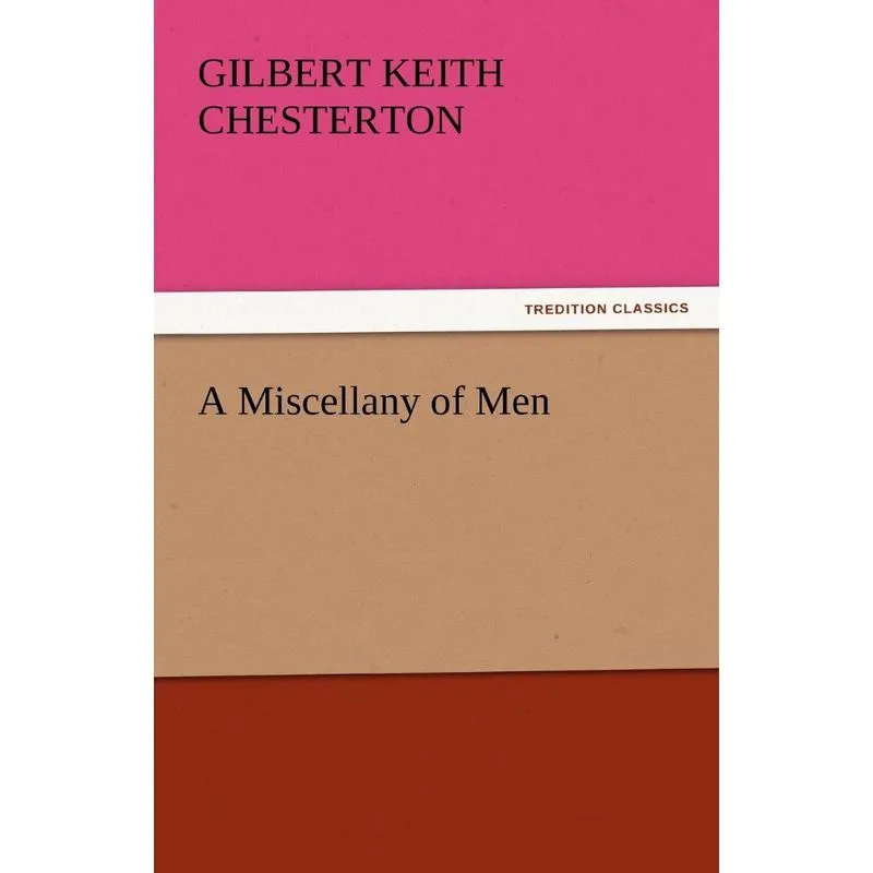 A Miscellany of Men