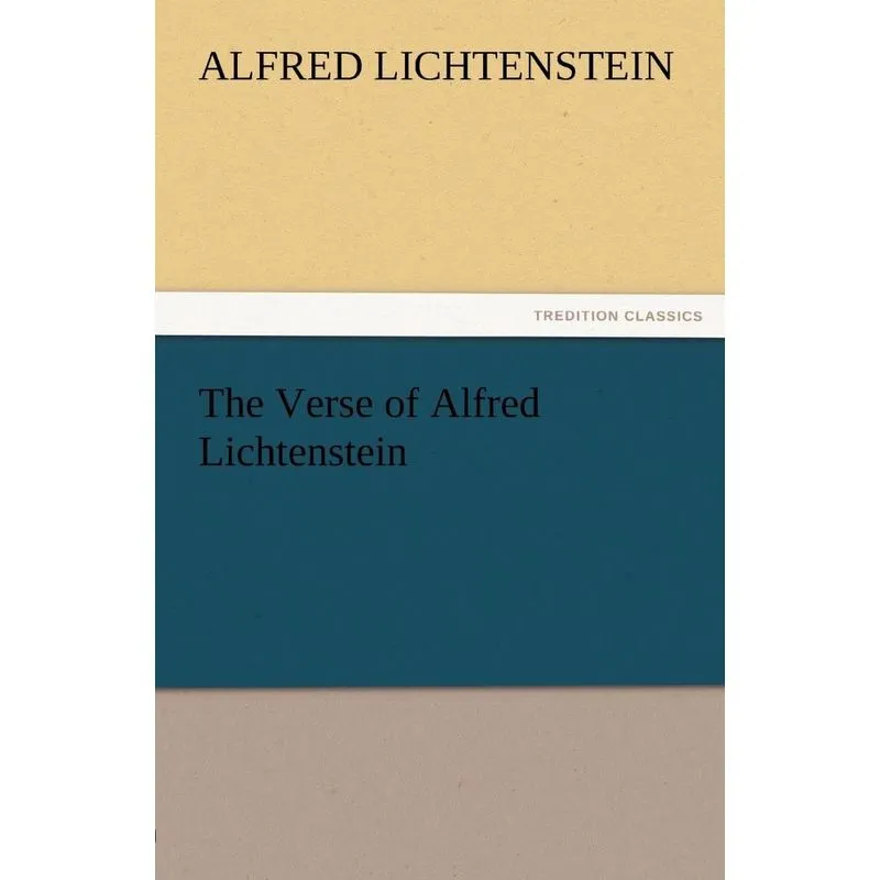 The Verse of Alfred Lichtenstein