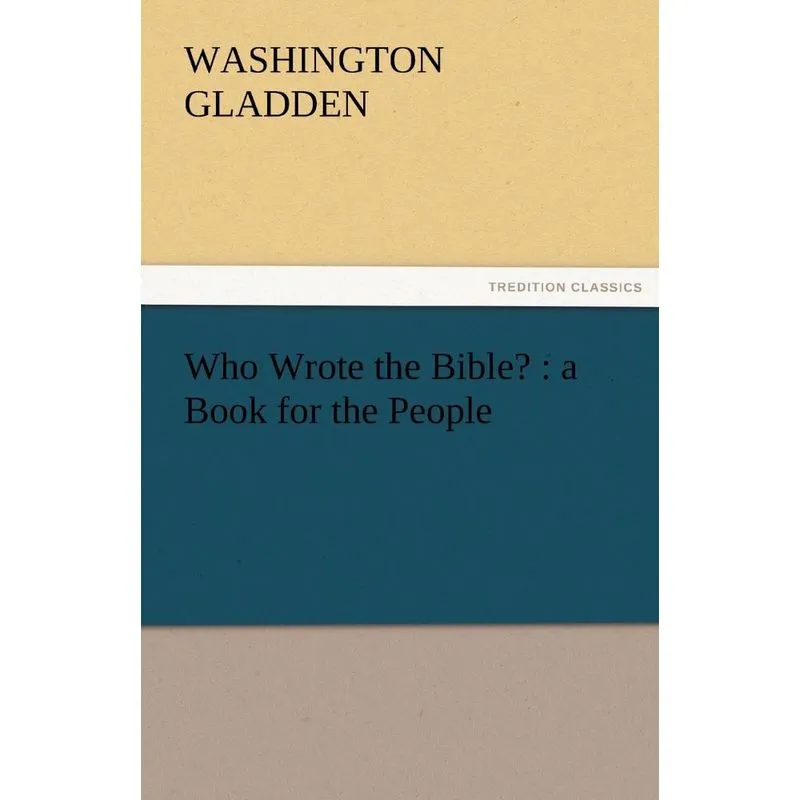 Who Wrote the Bible?
