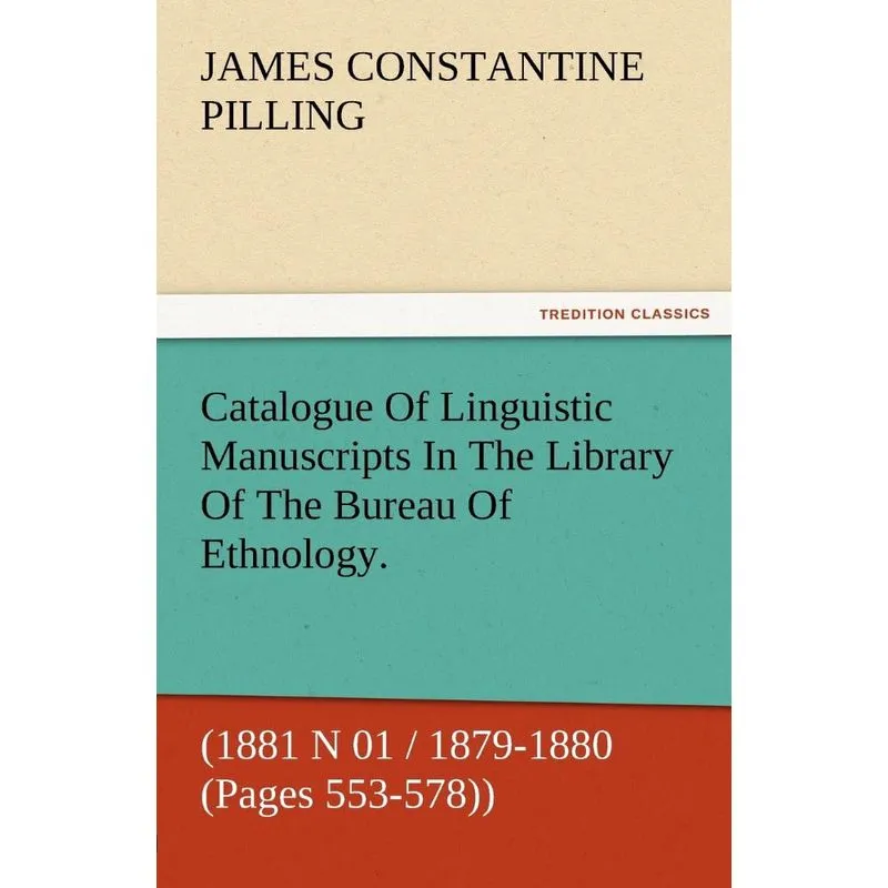 Catalogue of Linguistic Manuscripts in the Library of the B