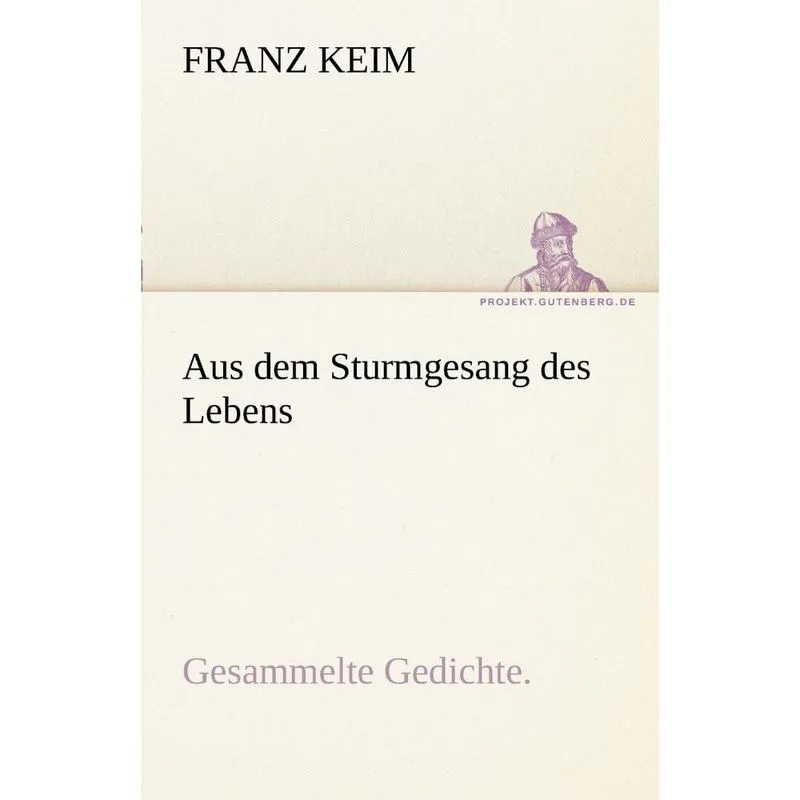 Aus Dem Sturmgesang Des Lebens