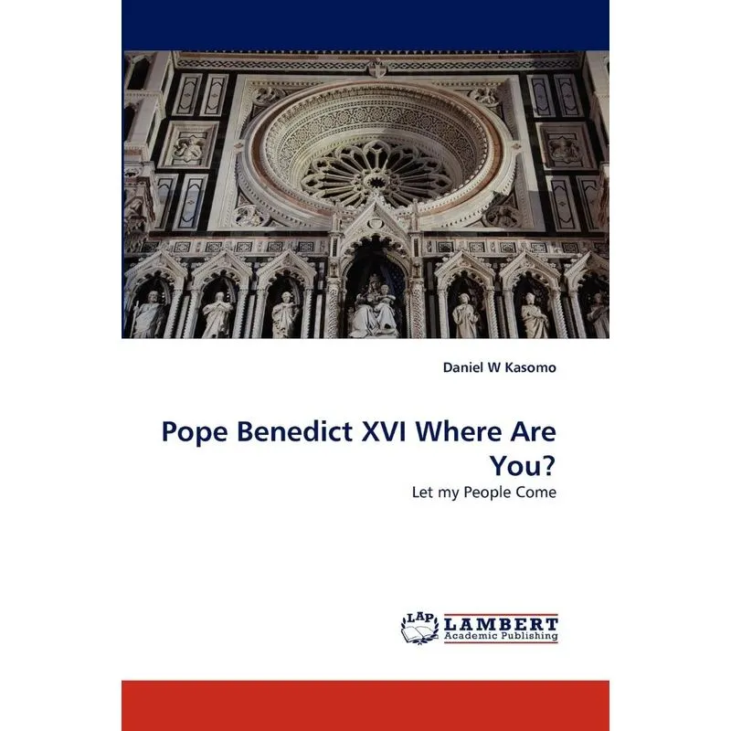Pope Benedict XVI Where Are You?