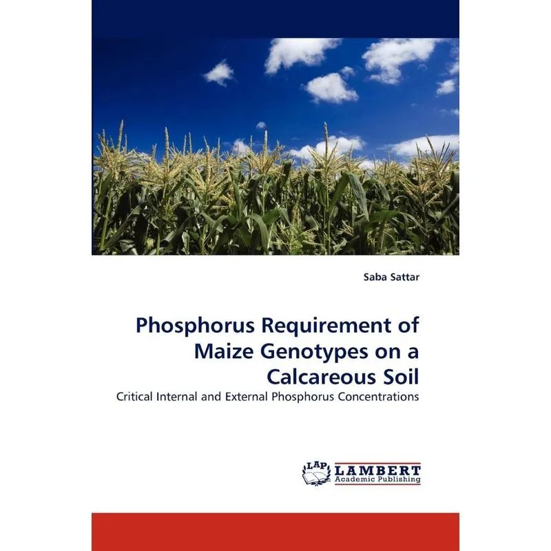Phosphorus Requirement of Maize Genotypes on a Calcareous S