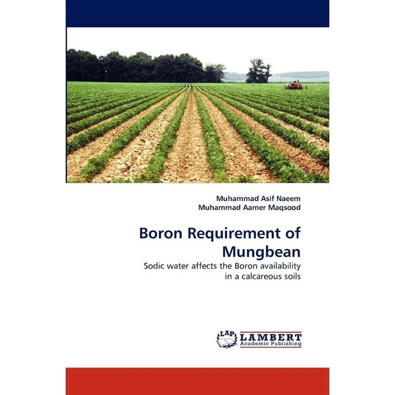 Boron Requirement of Mungbean