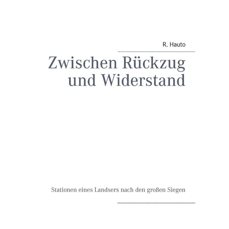 Zwischen Ruckzug Und Widerstand