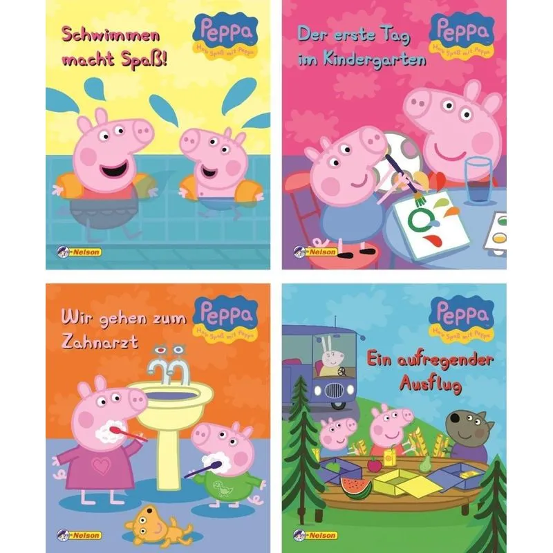 Peppa - 4Er Nelson Mini-Bücher I