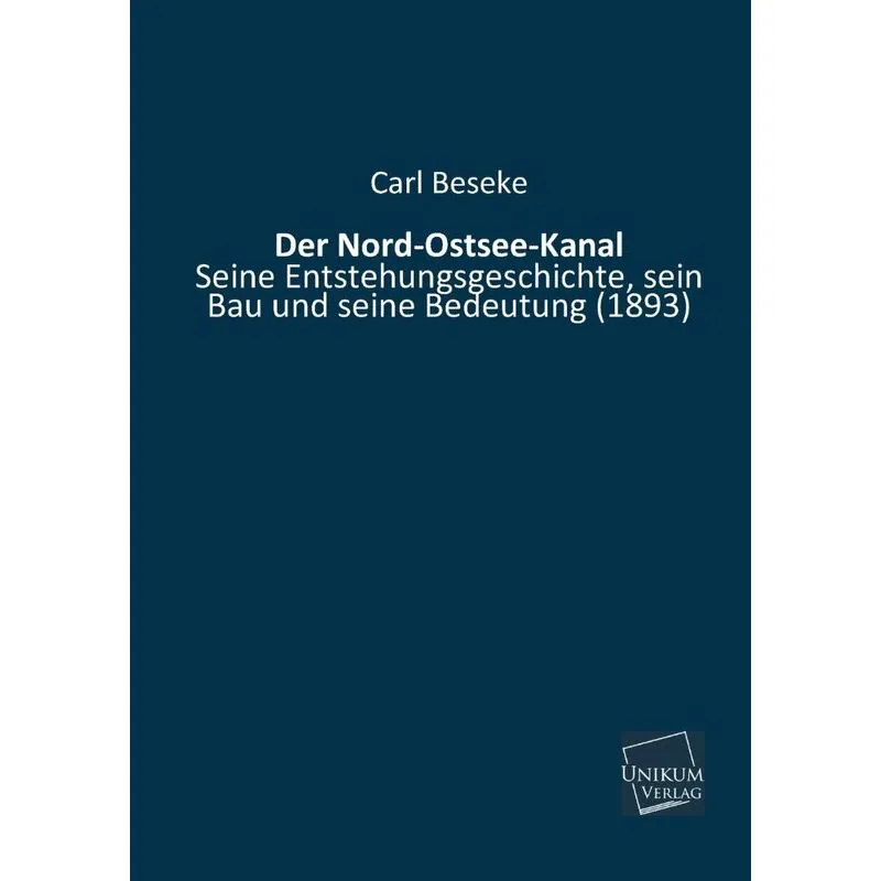 Der Nord-Ostsee-Kanal