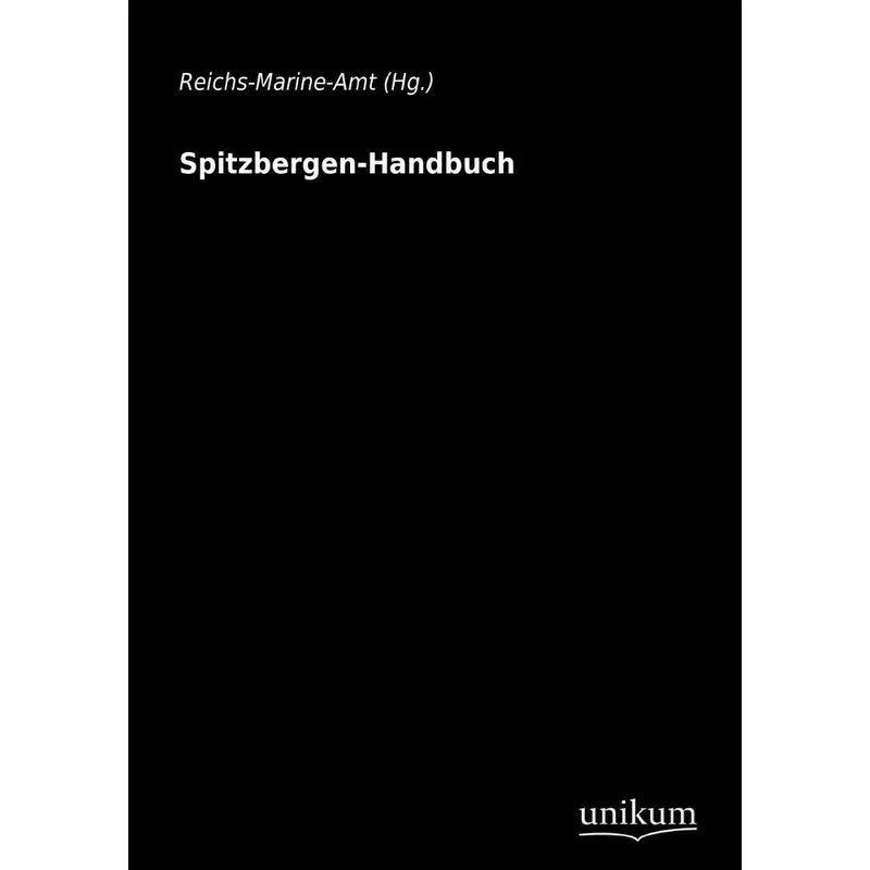 Spitzbergen-Handbuch
