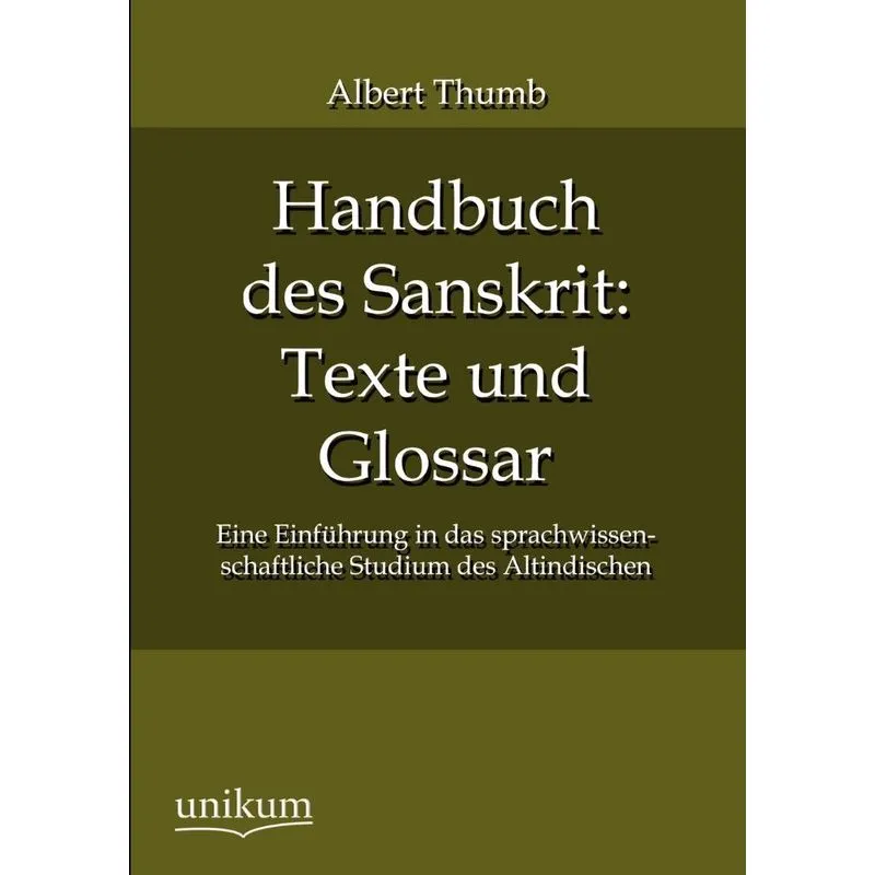 Handbuch des Sanskrit