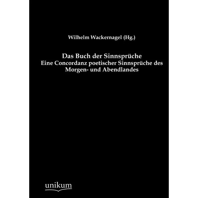 Das Buch Der Sinnsprüche