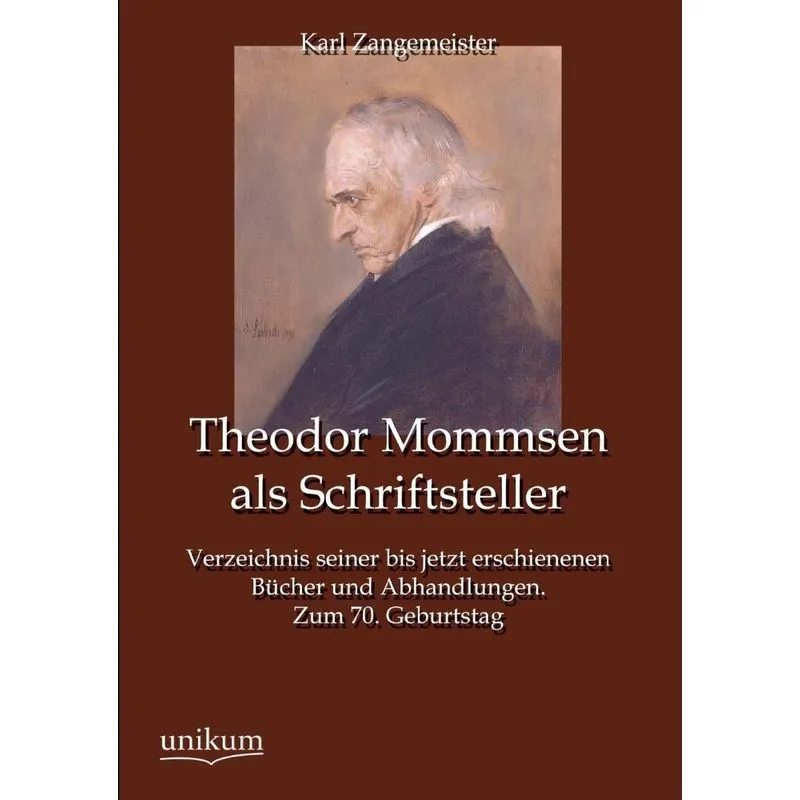 Theodor Mommsen ALS Schriftsteller