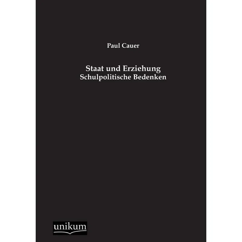 Staat Und Erziehung