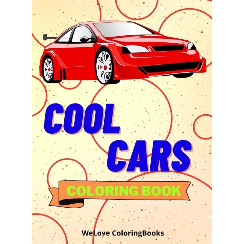 Cool Cars Coloring Book