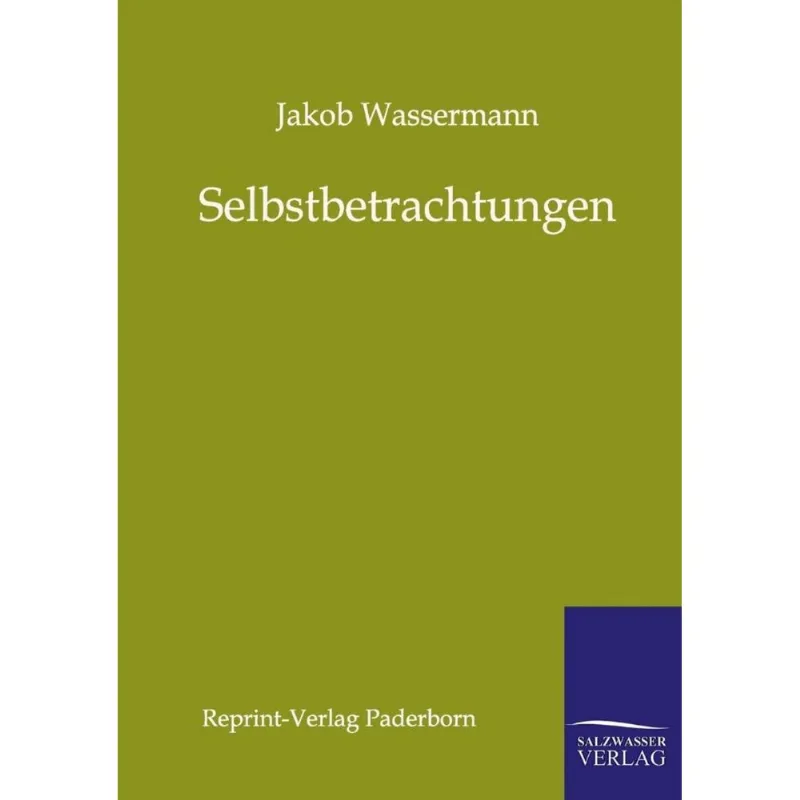 Selbstbetrachtungen