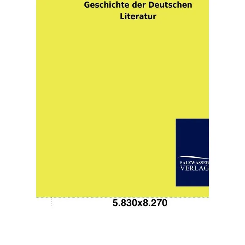 Geschichte der Deutschen Literatur