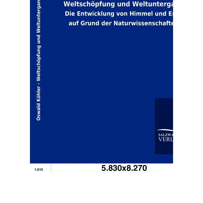Weltschöpfung Und Weltuntergang