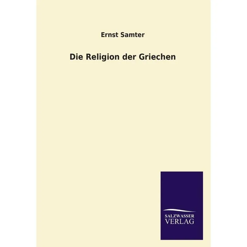 Die Religion Der Griechen