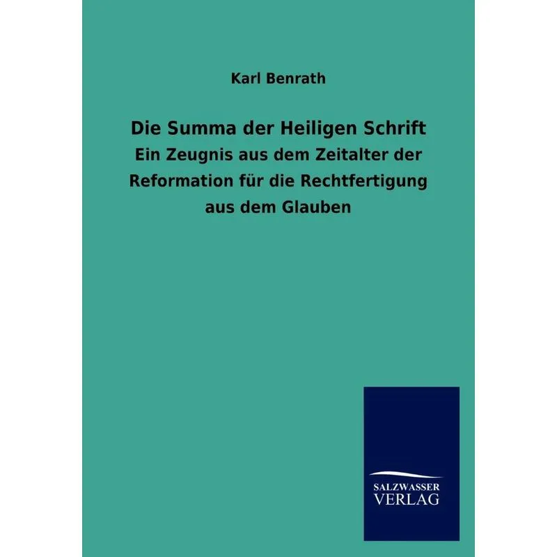 Die Summa der Heiligen Schrift
