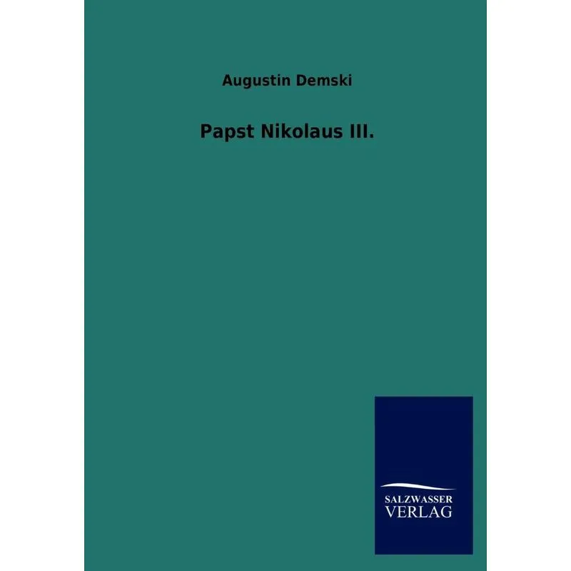 Papst Nikolaus Iii.