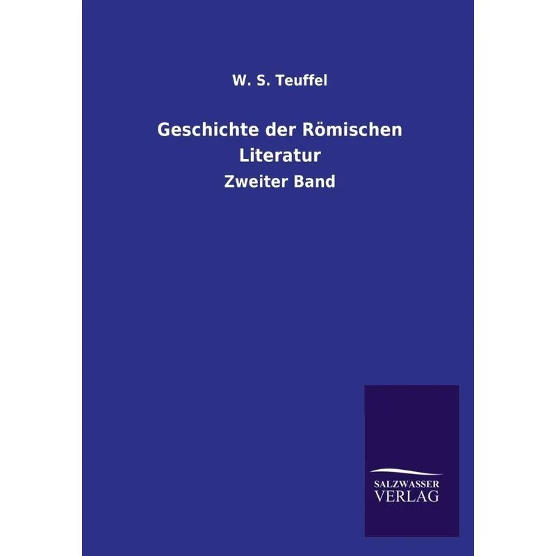 Geschichte Der Romischen Literatur