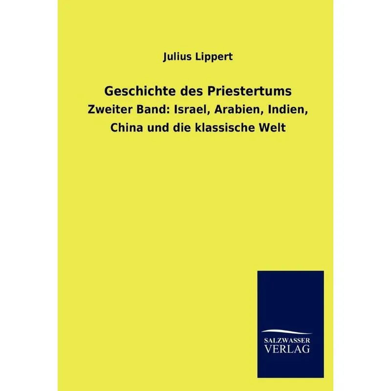Geschichte Des Priestertums