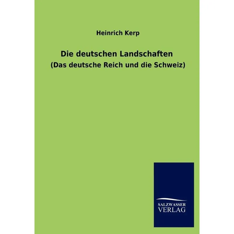 Die deutschen Landschaften