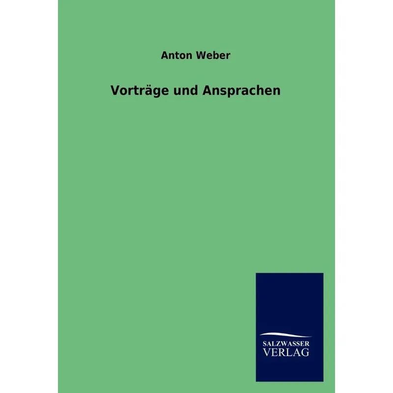 Vorträge Und Ansprachen